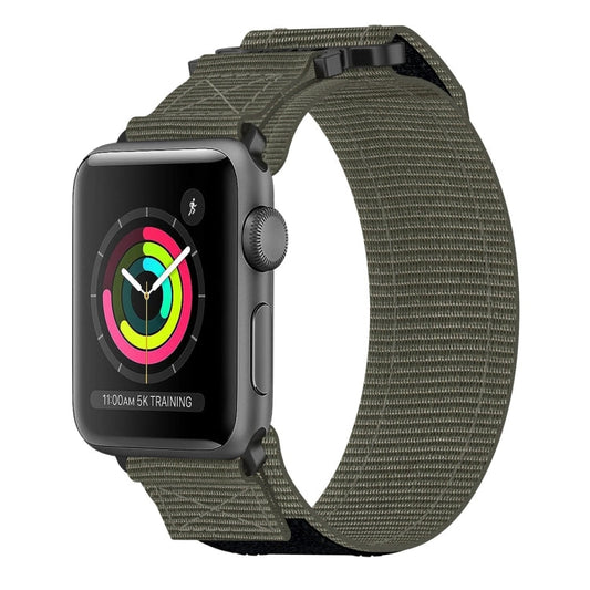 Rynx | For Apple Watch 42mm Nylon Velcro Strap (Gray)