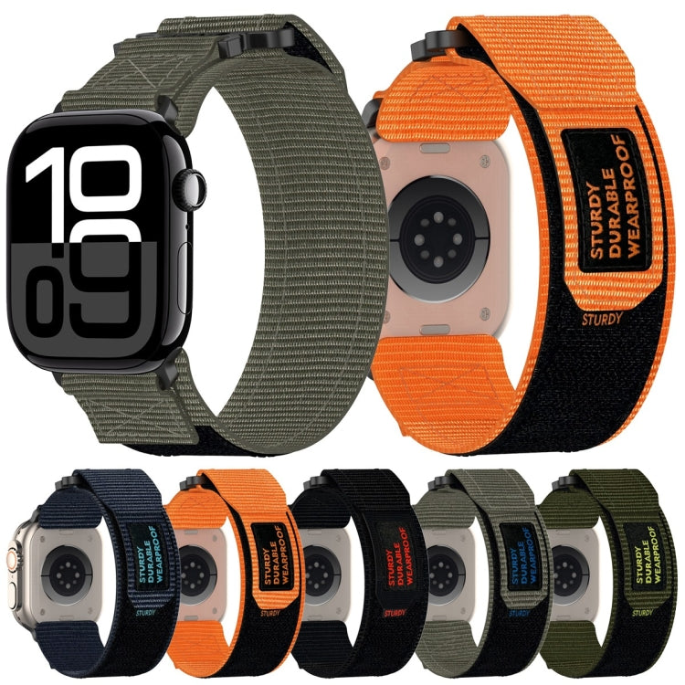 Rynx | For Apple Watch Series 9 45mm Nylon Velcro Strap (Gray)