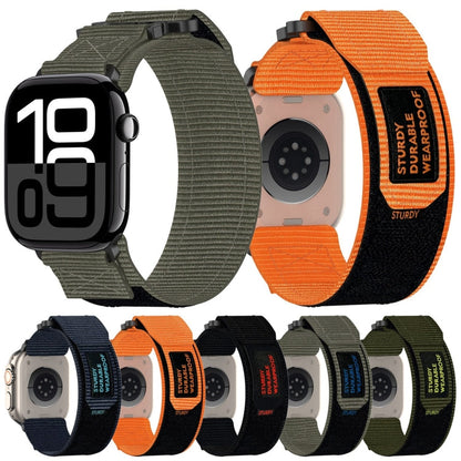 Rynx | For Apple Watch Series 9 45mm Nylon Velcro Strap (Gray)