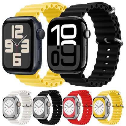 Rynx | For Apple Watch Series 9 45 mm ZGA Ocean Silicone Strap (White)