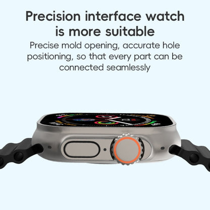 Rynx | For Apple Watch Series 9 45 mm ZGA Ocean Silicone Strap (White)