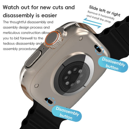 Rynx | For Apple Watch Series 9 45 mm ZGA Ocean Silicone Strap (White)