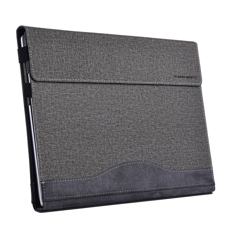 Rynx | For Lenovo ThinkPad X1 Carbon Gen 11 Fabric Texture Laptop Leather Case (Space Ash)