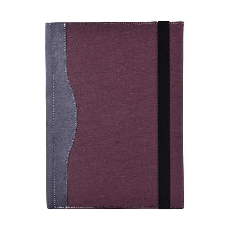 Rynx | For Lenovo ThinkPad X1 Carbon Gen 7 Fabric Texture Laptop Leather Protective Cover (Wine Red)