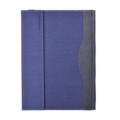 Rynx | For Lenovo ThinkPad X1 Yoga Gen 7 14 Inch Fabric Texture Laptop Leather Protective Case (Dark Blue)