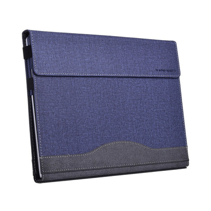 Rynx | For Lenovo ThinkPad X1 Yoga Gen 7 14 Inch Fabric Texture Laptop Leather Protective Case (Dark Blue)