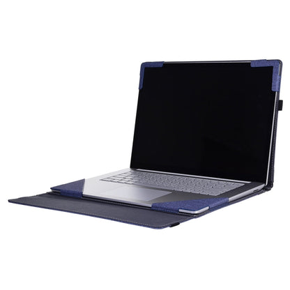 Rynx | For Lenovo ThinkPad X1 Yoga Gen 7 14 Inch Fabric Texture Laptop Leather Protective Case (Dark Blue)