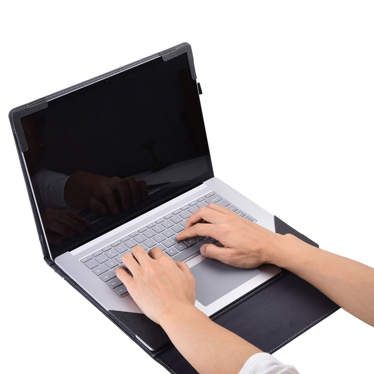 Rynx | For Lenovo ThinkPad X1 Yoga Gen 6 Fabric Texture Laptop Leather Protective Case (Black)