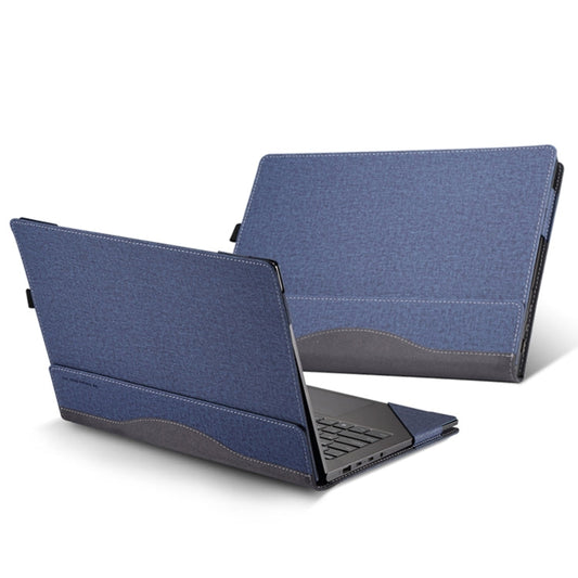 Rynx | For HP Spectre X360 14 inch 14-eu / 14t-eu Leather Laptop Shockproof Protective Case (Dark Blue)