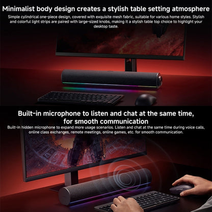 Rynx | Xiaomi Redmi Computer Bluetooth Speaker with RGB Ambient Light (Black)