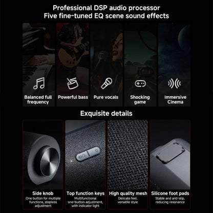 Rynx | Xiaomi Redmi Computer Bluetooth Speaker with RGB Ambient Light (Black)
