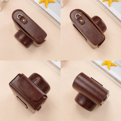 RYNX | For FUJIFILM X100VI Full Body Leather Camera Case Bag with Strap(Coffee)