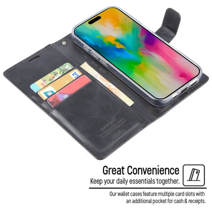 RYNX | For iPhone 16 Pro Max GOOSPERY BLUE MOON Crazy Horse Texture Leather Phone Case(Brown)