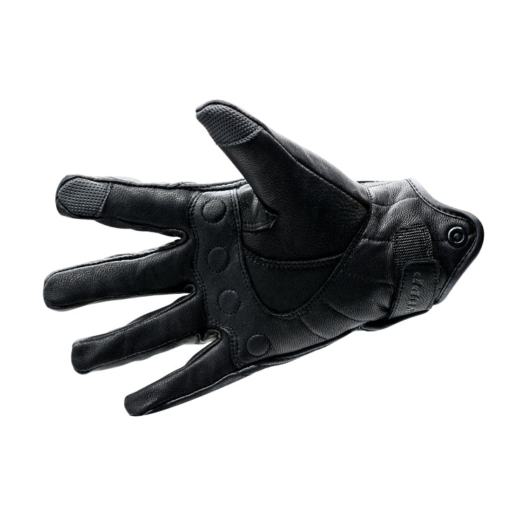 Rynx | WUPP CS-1047A Motorcycle Racing Cycling Windproof Leather Full Finger Gloves, Size:XXL(Black)