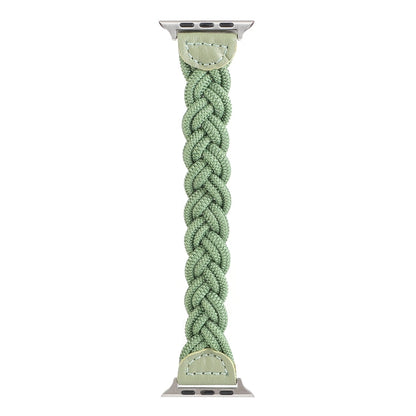 Rynx | Elastic woven watch strap for Apple Watch Series 7 41mm / 6 & SE & 5 & 4 40mm / 3 & 2 & 1 38mm, Length:150mm (Green)