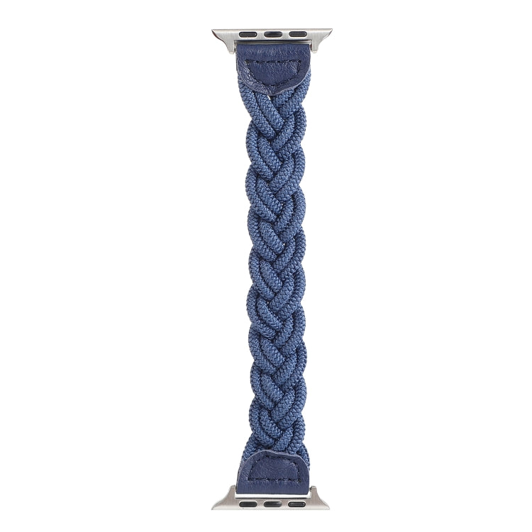 Rynx | Elastic woven bracelet for the Apple Watch Series 7 41mm / 6 & SE & 5 & 4 40mm / 3 & 2 & 1 38mm, Length:150mm(Blue)