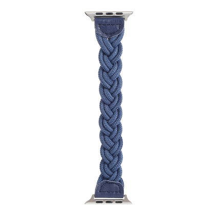 Rynx | Elastic woven watch band for Apple Watch Ultra 49mm & Watch Ultra 2 49mm / Series 9 & 8 & 7 45mm / SE 3 & SE 2 & 6 & SE & 5 & 4 44mm / 3 & 2 & 1 42mm, length: 120mm (Blue)