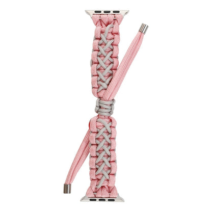 Rynx | Woven umbrella cord strap for Apple Series 7 45mm / 6 & SE & 5 & 4 44mm / 3 & 2 & 1 42mm (Pink)