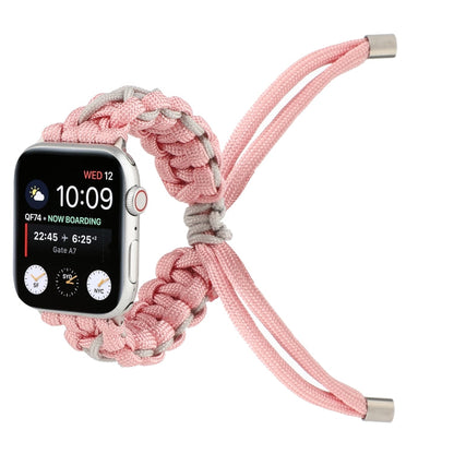 Rynx | Woven umbrella cord strap for Apple Series 7 45mm / 6 & SE & 5 & 4 44mm / 3 & 2 & 1 42mm (Pink)