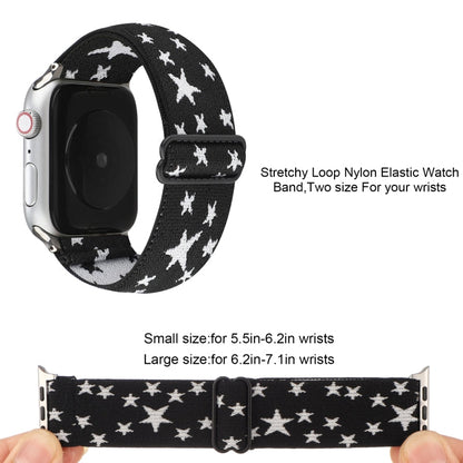 Rynx | Ethnic Style Buckle Bracelet for Apple Watch Series 7 41mm / 6 & SE & 5 & 4 40mm / 3 & 2 & 1 38mm (Black White)