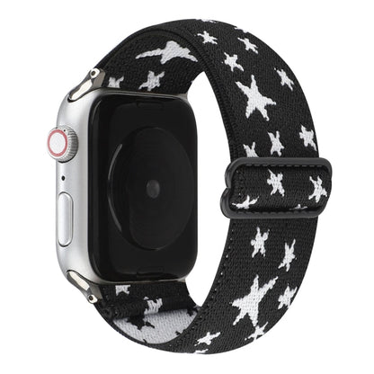 Rynx | Ethnic Style Buckle Bracelet for Apple Watch Series 7 41mm / 6 & SE & 5 & 4 40mm / 3 & 2 & 1 38mm (Black White)