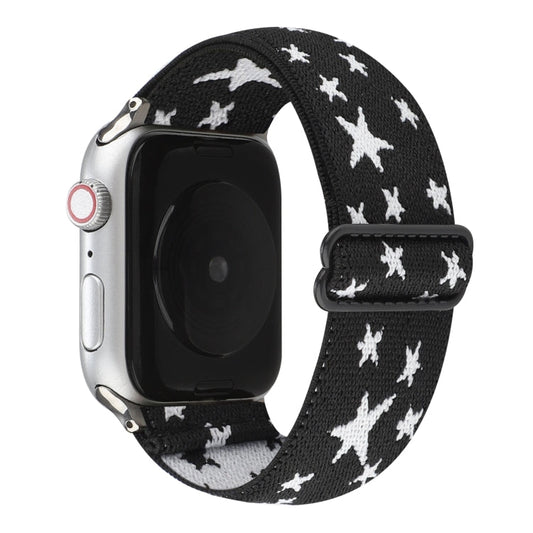 Rynx | Ethnic Style Buckle Bracelet for Apple Watch Series 7 41mm / 6 & SE & 5 & 4 40mm / 3 & 2 & 1 38mm (Black White)