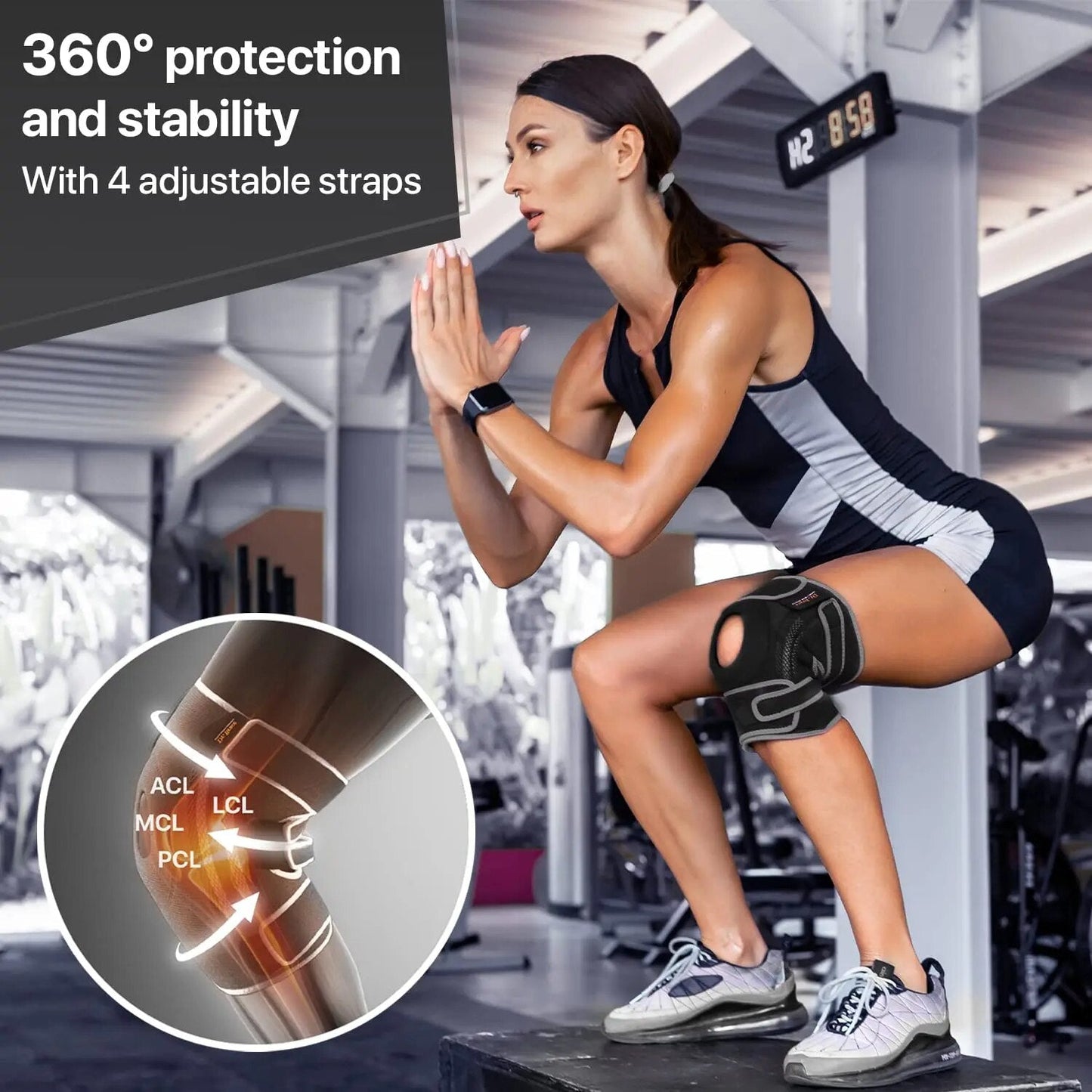 RYNX | Plus Size Adjustable Knee Brace