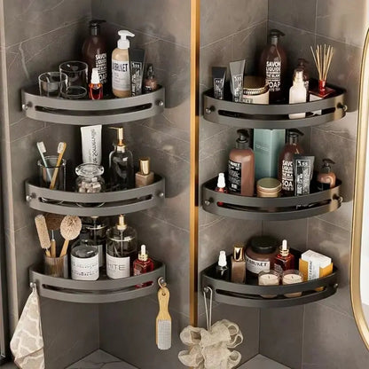 Rynx | Corner Shower Shelf – Space-saving Wall Storage for Your Bathroom