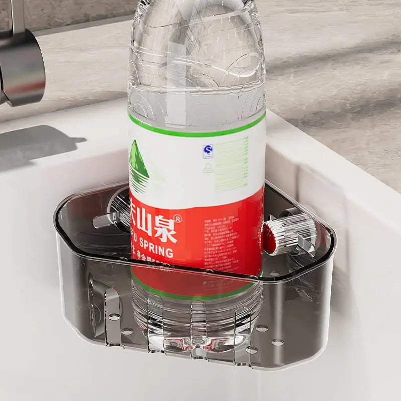 Rynx | Corner shelf with suction cup – Drill-free & space-saving