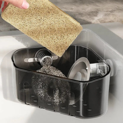 Rynx | Corner shelf with suction cup – Drill-free & space-saving