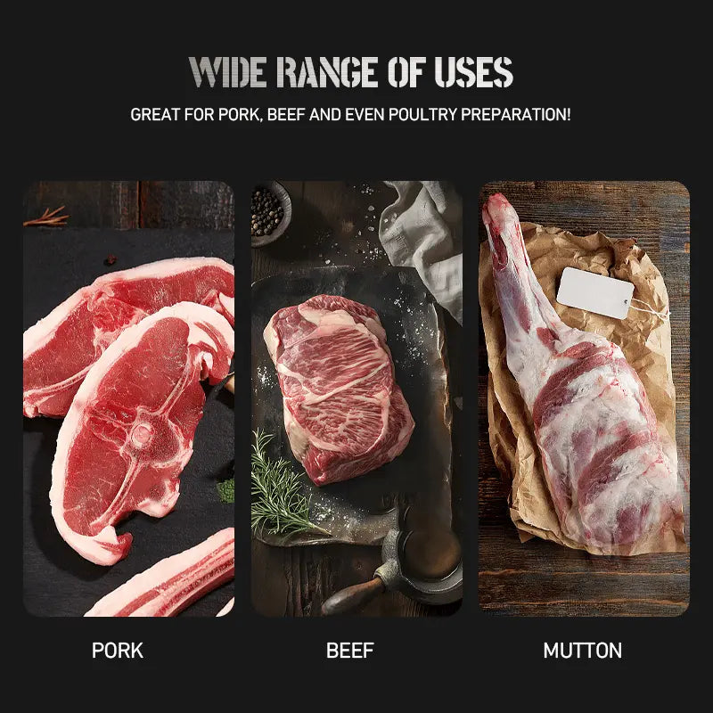 Rynx | Stainless Steel BBQ Rib Preparation Tool with Ergonomic Handle