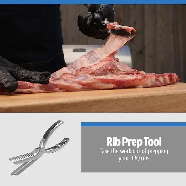 Rynx | Stainless Steel BBQ Rib Preparation Tool with Ergonomic Handle