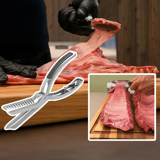 Rynx | Stainless Steel BBQ Rib Preparation Tool with Ergonomic Handle
