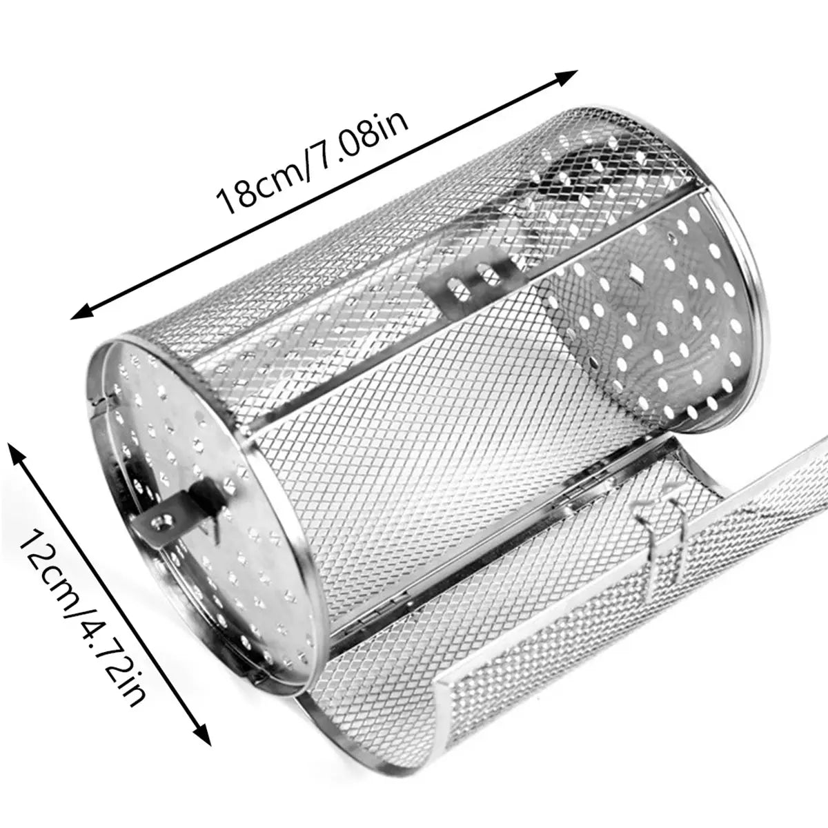 Rynx | Stainless Steel Redating Basket for the Grill – Even & Effortless Cooking