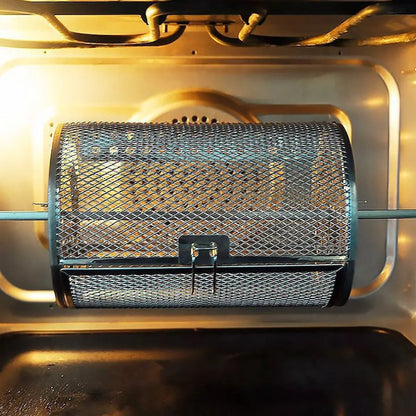 Rynx | Stainless Steel Redating Basket for the Grill – Even & Effortless Cooking