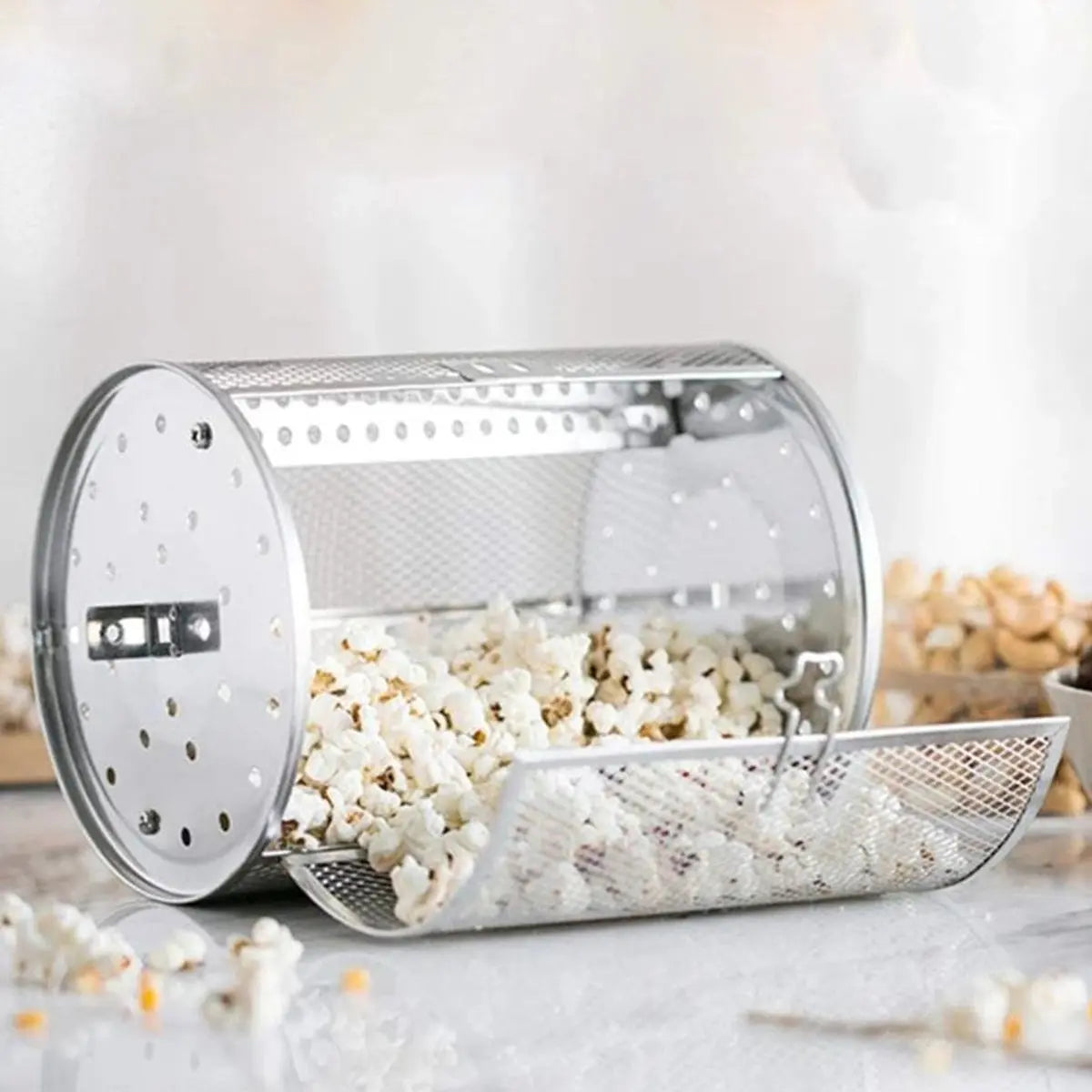 Rynx | Stainless Steel Redating Basket for the Grill – Even & Effortless Cooking
