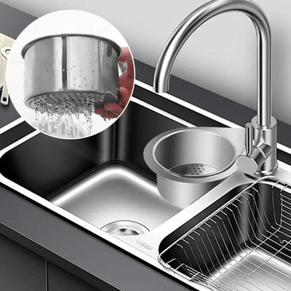 Rynx | Stainless Steel Corner Sink Strainer with Quick Drain Design