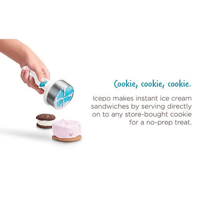 Rynx | Stainless Steel Ice Cream Scoop – With One-Hand Release & Ergonomic Handle