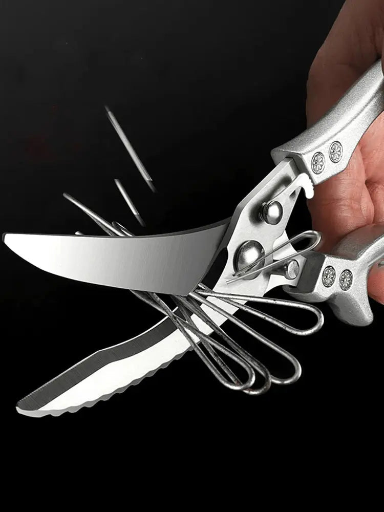 Rynx | Stainless Steel Poultry Shears Extra Strong – Cuts Bones, Meat & Fish