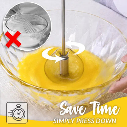 Rynx | Stainless Steel Hand Whisk – Quick Mixing Without Electricity