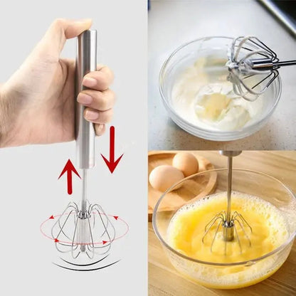 Rynx | Stainless Steel Hand Whisk – Quick Mixing Without Electricity