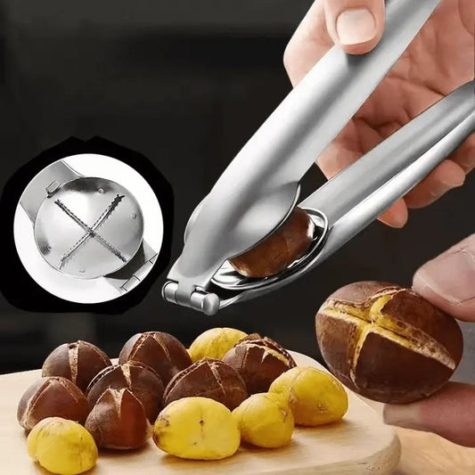 Rynx | Stainless Steel Chestnut Peeler for Easy Shelling