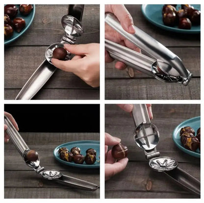 Rynx | Stainless Steel Chestnut Peeler for Easy Shelling