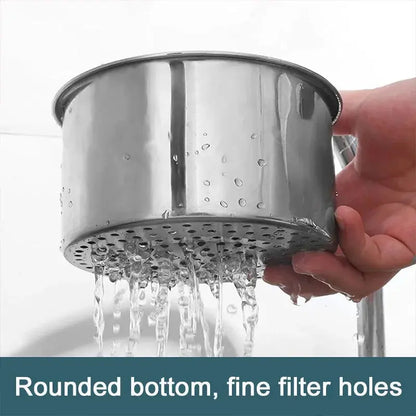 Rynx | Stainless Steel Swan Strainer Basket for Kitchen Sink Corners