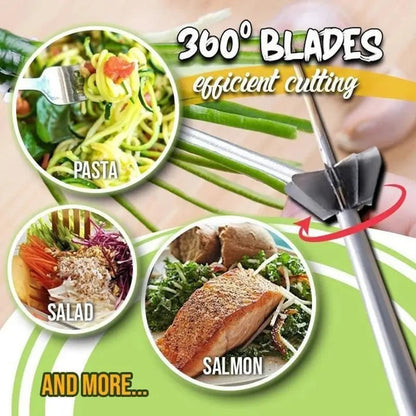Rynx | Stainless Steel Onion Slicer – for even strips and decorative presentation