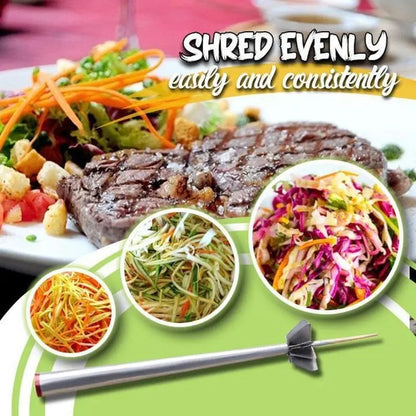 Rynx | Stainless Steel Onion Slicer – for even strips and decorative presentation