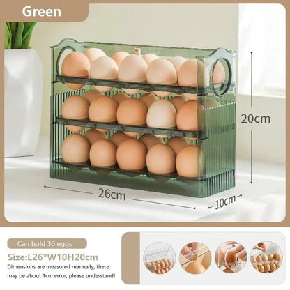 Rynx | Egg organizer with 3 levels and date display