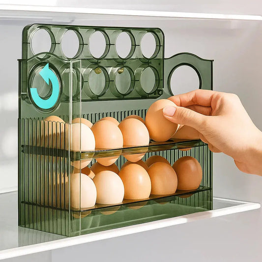 Rynx | Egg organizer with 3 levels and date display