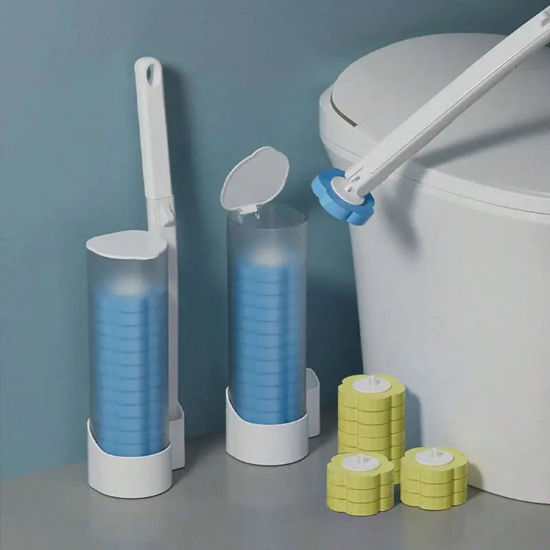 Rynx | Disposable toilet cleaner with 18 brush heads Lemon