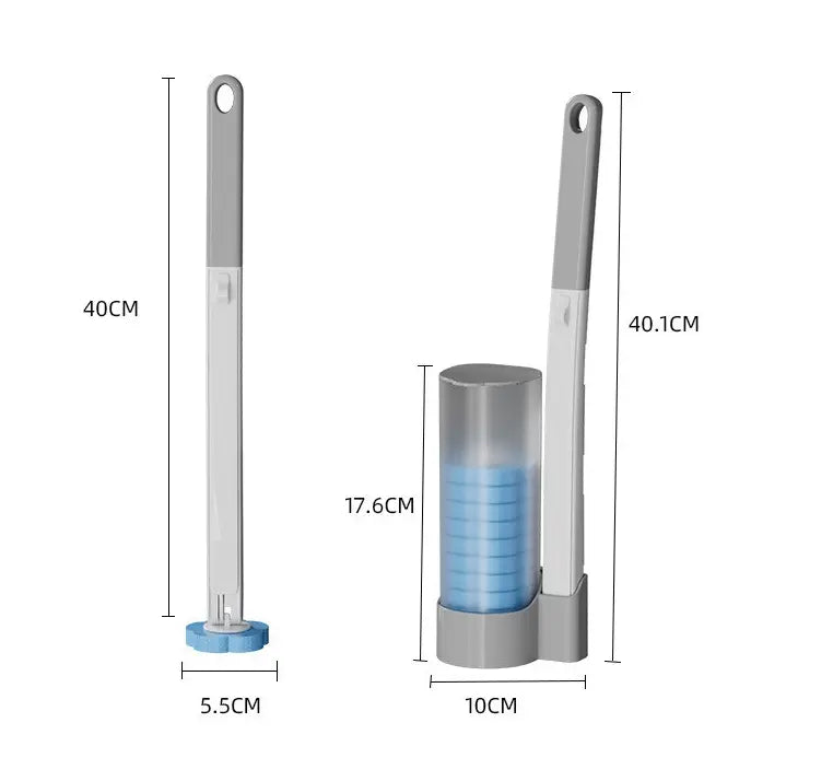 Rynx | Disposable toilet cleaner with 18 brush heads